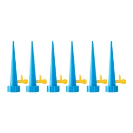 OFXDD Plant Watering Spikes - Automatic Self Watering Spikes - Indoor & Outdoor Plant Watering Stakes with Adjustable Control, Plastic, 6 Pcs