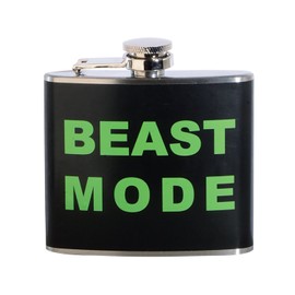 Beast Mode 5 oz. Stainless Steel Flask