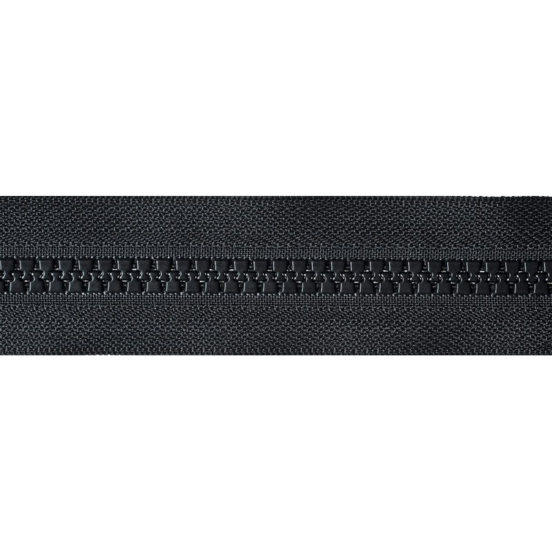 YKK Zwei-Wege-Reißverschluss, Metall, Nein. 580 Schwarz, 66 cm Length