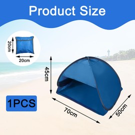 Sunshade and Sun Protection Pop Up Beach Tent,Mini Personal Beach Pop Up Tent,Portable Pop-Up Beaches Shelter，Beaches Shade Quickly Assembled for Kid Small Dogs Cats and Other Small Pets