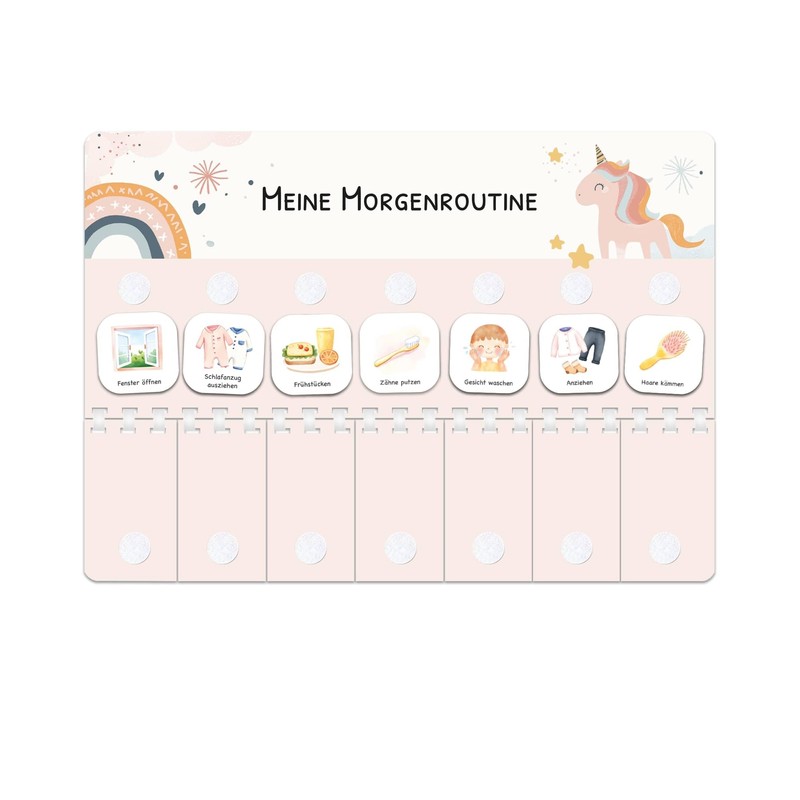 Children's Routine Planner for Morning Routine and Evening Routine -