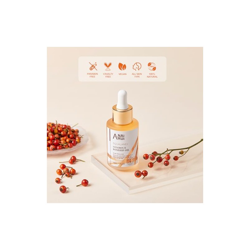 ANAI RUI Escualano + Vitamina E Aceite De Rosa Mosqueta