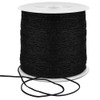 TONIFUL 1mm x 100 Yards Black Nylon Cord Satin String