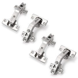 Probrico Door Hinges, Full Overlay Cupboard Hinges, 135 Degree Soft Close Hinges, Hinges for Kitchen Cabinet, Concealed Door Hinges for Wardrobe, 2 Pair