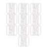 Baoblaze 10 Sets Plastic Clasp Bra Strap Closure Sewing Clip