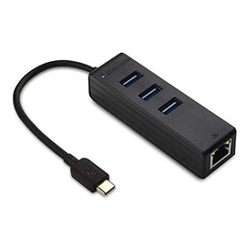 Cable Matters 3 Port USB C Hub with Ethernet (USB C to Ethernet Hub) - Thunderbolt 4 / USB4 / Thunderbolt 3 Port Compatible with MacBook Pro, Dell XPS 13, 15, HP Spectre x360, Surface Pro and More