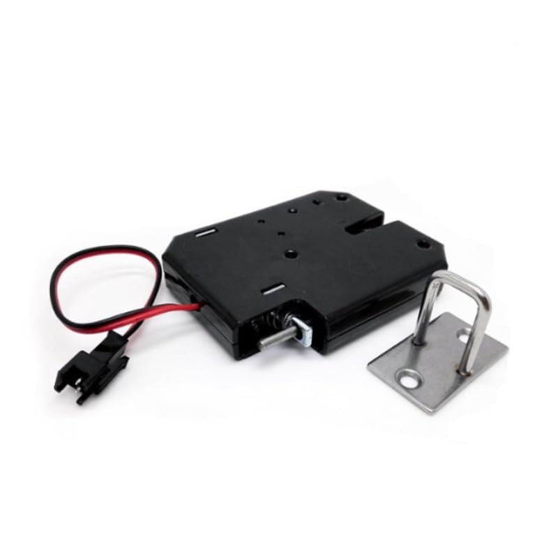 Yisanba Elektromagnetisches Schrankschloss 12V DC, 150kg Zugfestigkeit, für Schließfächer/Schränke/Schubladen, 1