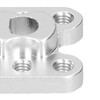 2Pcs Flange Shaft Coupling Aluminium Alloy 6mm D Hole Light