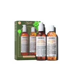 Kiehl's - Set de Regalo Leave The Oil Behind, Limpiador Facial y Toner Facial de Caléndula para Piel Mixta y Grasa, Calendula Deep Cleansing Foaming Face Wash 230ml y Calendula Herbal-Extract Toner 250ml