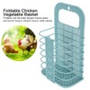 Foldable Chicken Vegetable Basket Cock Hen Fruit Hanging Feeder Feeding