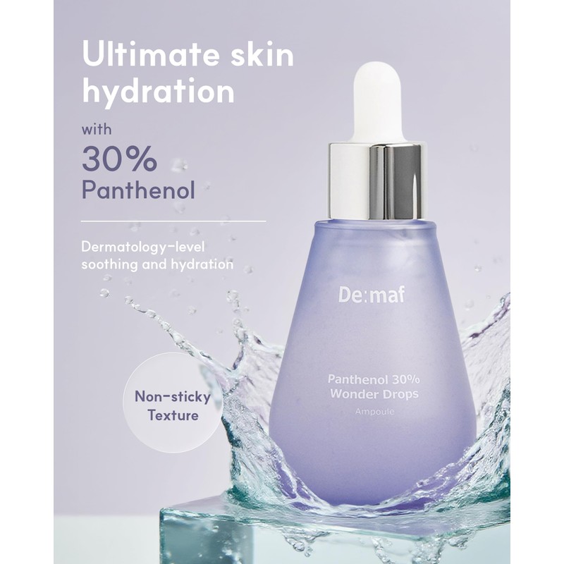 De:maf Panthenol 30% Wonder Drops Ampoule, Panthenol 30% and Evening