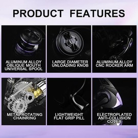 Doxiuyo Ultralight -Reel 5.2:1 Gear Ratio Freshwater Saltwater Surf Fishing Reels,Max Drag 11lbs, Ice Fish Reel PW500
