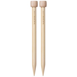Clover 3011-19" Takumi Bamboo Knitting Needles, Brown