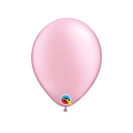05" Round Pearl Pink 100Ct Qualatex Plain Latex Balloons Bag of 100 Balloons
