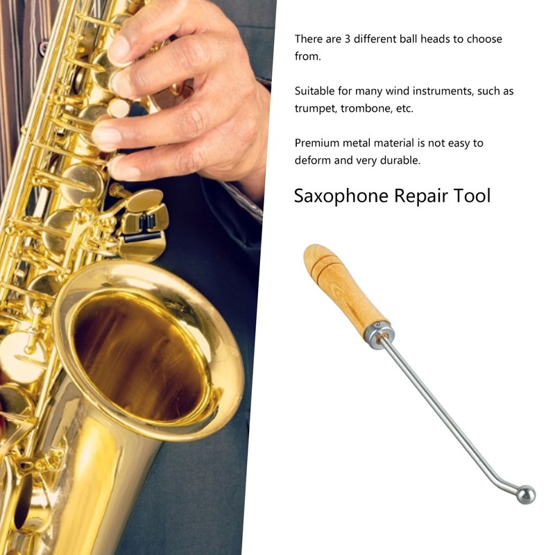 Saxophone Repair Tool Metal Ball Head Sax Neck Maintain Tools