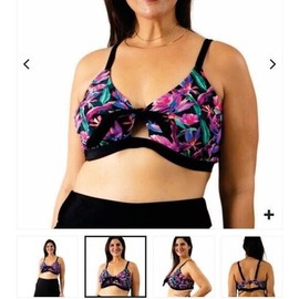 Heat NWT Heat Paradise Nights Womens Bikini High Waist Two Piece Swimsuit 24W PLUS