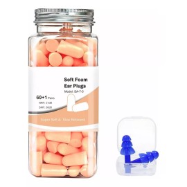 Monstyle Tapones Para Los Oídos Silicon Antiruido De Suaves Lavable