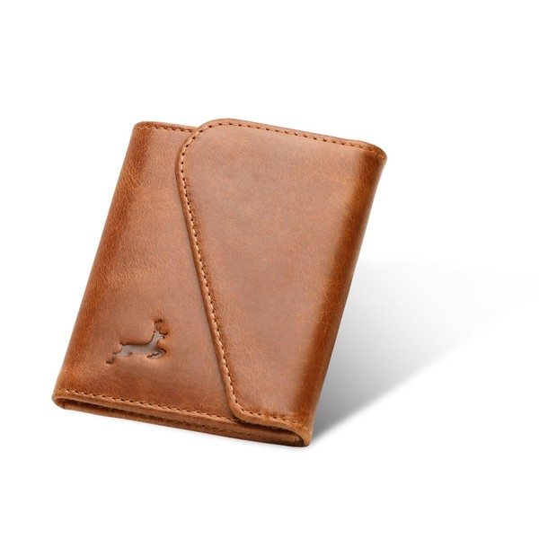 DEERHANDMADE Leather Wallet for Men | Fancy Bifold Handcrafted Mens