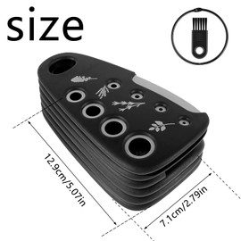 6Pcs Kitchen Gadgets Set Space Saving Kitchen Tool Set with Brush Cheese Grater Bottle Opener Vegetable Peeler Garlic Grinder Herb Stripper Unique Cooking Accessories for Kitchen RV Camper Travel