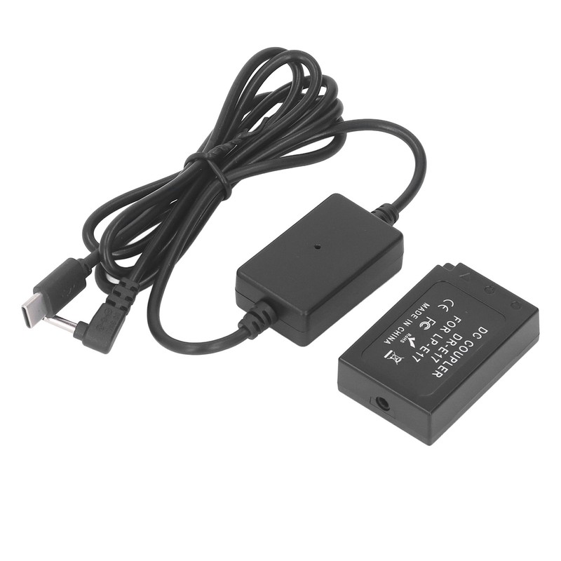LP E17 Dummy Battery DR E17 DC Coupler with Type