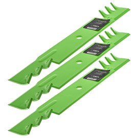 8TEN Spindle Toothed Blade Kit for Exmark 52 inch Deck Lazer AC AS Turf Tracer Hydro/Ranger FMD524 Zero Turn Mower