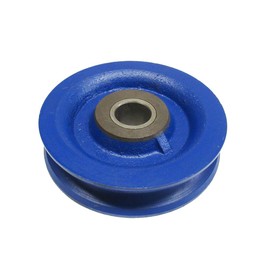 Cast Iron Sheave with Bush 100MM Blue Painted - 10MM Wire Rope Spare Replacement