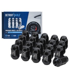 Detroit Axle - Wheel Lug Nuts for 08-12 Dodge Grand Caravan Chrysler Town & Country 09-12 Volkswagen Routan, 20 Wheel Lug Nuts 2009 2010 2011 2012 Replacement