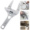 Adjustable Spanner,Adjustable Wrench,Large Adjustable Spanner,6-70mm Wide Jaw Adjustable Spanner,Convenient Wide