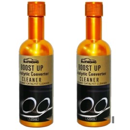 rayhong 2pcs Catalytic Converter Cleaner Auto Parts Engine Exhaust System Pipe Carbon...