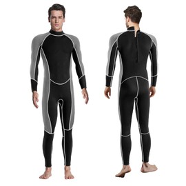 JUGATAMAIBU 3mm Wetsuits for Men and Women Cold Water Dive Skins Dry Suits for Kayaking Thermal Swimwear Surfing Wetsuits Waterproof Neoprene Gear for Diving Surfing and Water Sports