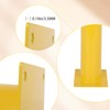 Safety Bollard,48 inches Height x 4.5 inches Diameter Yellow Steel