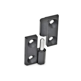 Ganter Normelemente Hanging hinges, die-cast zinc, GN 337-ZD-60-60-A-2-SW, 60 x 60 mm, left stop
