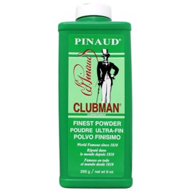 Clubman Talc Flesh PINAUD Powder [Talc helps remove excess moisture and helps control dry, itchy skin] - Size 9 oz by Clubman                         