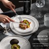 HaWare Dinnerware Sets, 16-Piece Plates and Bowls Set, Stoneware Dish