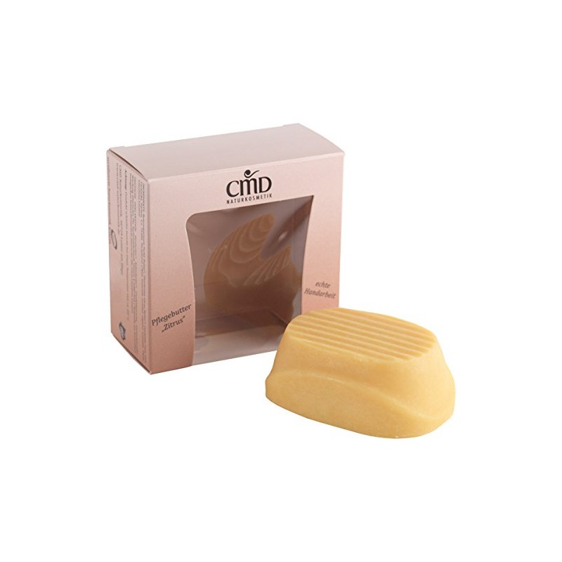 CMD Naturkosmetik: Pflegebutter Zitrus, Massagebutter mit Zitrusduft (80 g)