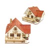 Young Modeler Desktop Wooden Model Kit Log House Cafe