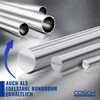 Cosch Edelstahl Round Steel V2A Polished Diameter 10.0 mm Length