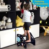 AMBIRD Toddler Step Stool, Space Wooden Two Step Stool for