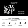 Haggar Men's Big & Tall Eclo Stria Pleat-Front Expandable Waist