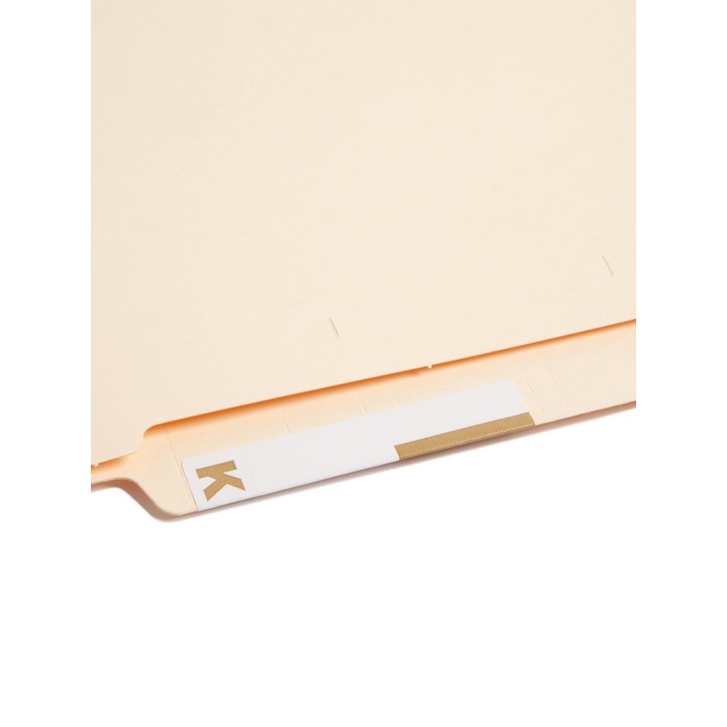 Smead AlphaZ NCC Color-Coded Label, K&X, Label Sheet, Light Brown,