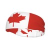 Canada Flag Headband, National Flag Athletic Headbands, Moisture Wicking Sweatband