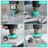 LEKOMESH Diamond Core Drill Bits Set 7pcs Tile Hole Saw
