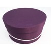 Sarah's Hat Boxes Classic Amethyst Hat Box – 8.75" x