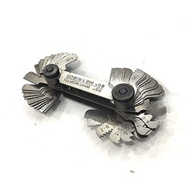 British Whitworth BSW & Metric Screws Bolts Pitch Measure Thread Guage Gauge 51 Blades