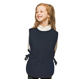 My Little Doc Navy Blue Kids Cobbler Apron, Poly/Cotton Twill Fabric (Extra Large)