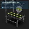 Packve Step Stool with Handle for Elderly Adults, Adjustable Handrail