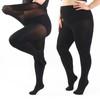 2 Pairs Plus Size Tights 40 Denier Black Tights Women