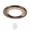 MiniSun | Modern Fire Rated Brushed Chrome GU10 Recessed Ceiling