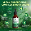 LUKAREE 2 Pack Liquid Chlorophyll Drops For Immune Support -
