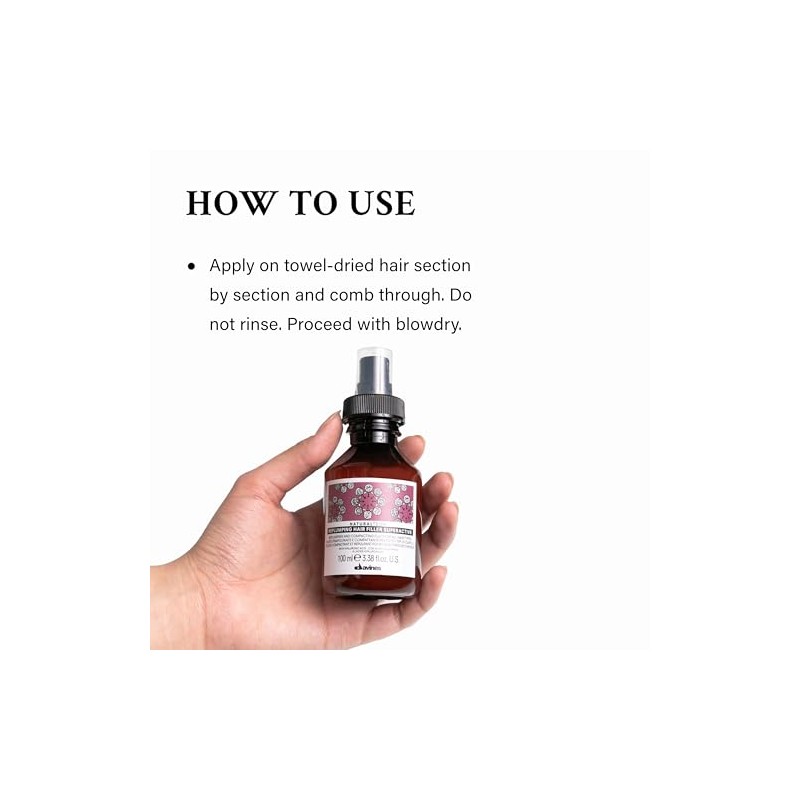 Davines Replumping Hair Filler Superactive, 3.38 fl. oz.